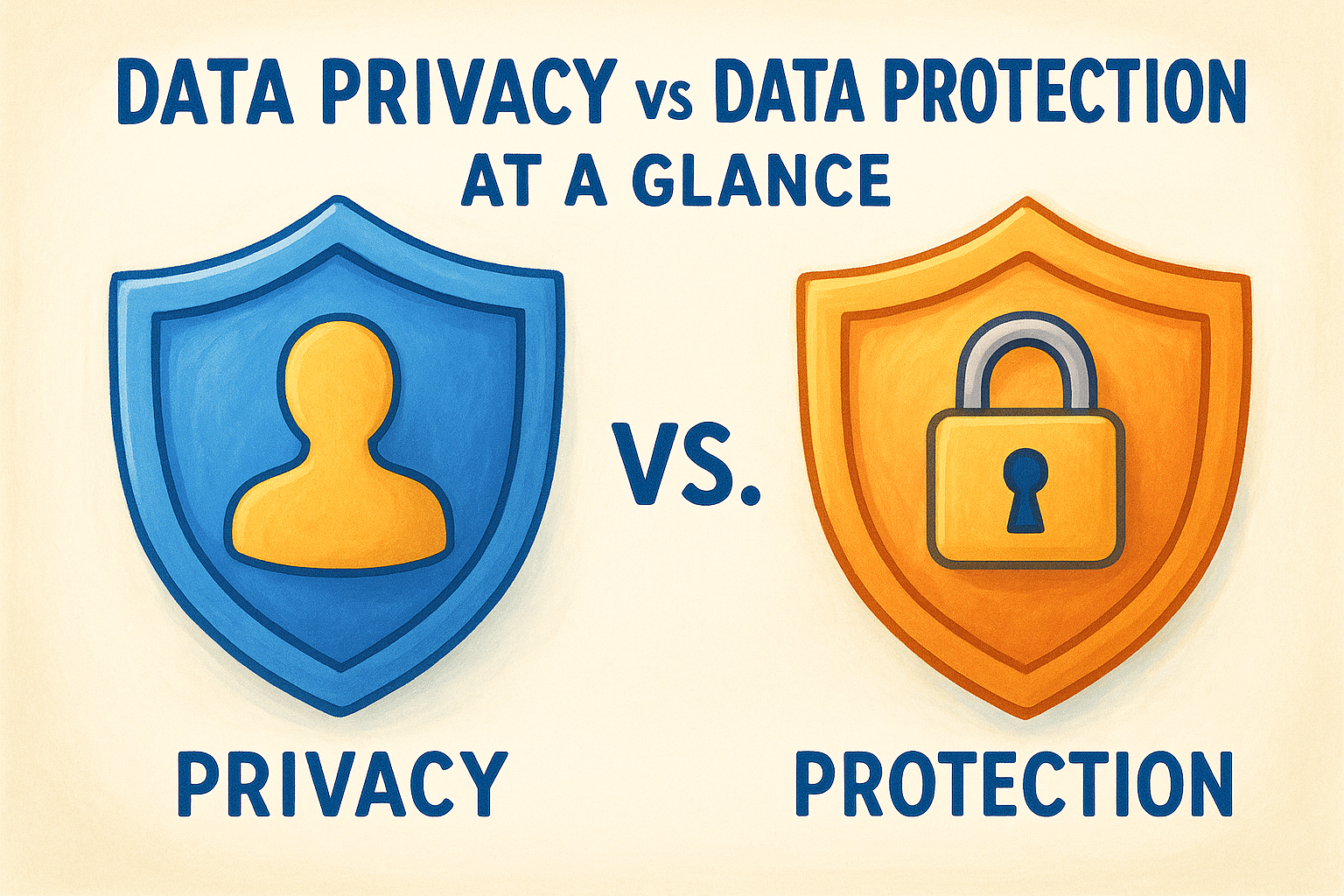 Data privacy vs data protection at a glance