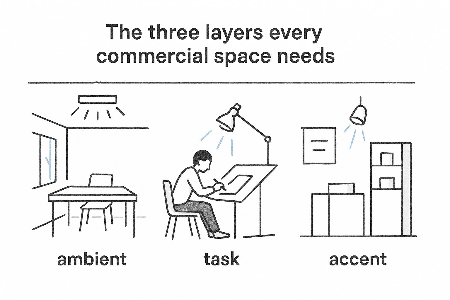 The three layers every commercial space needs