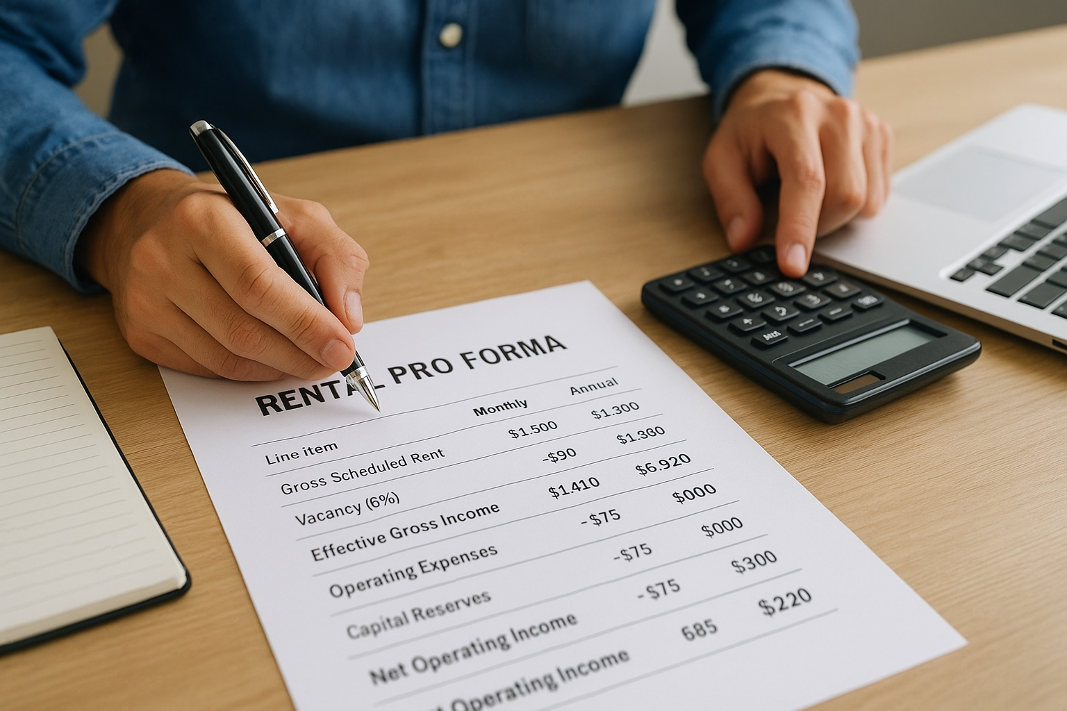 Step 2. Build a realistic rental pro forma
