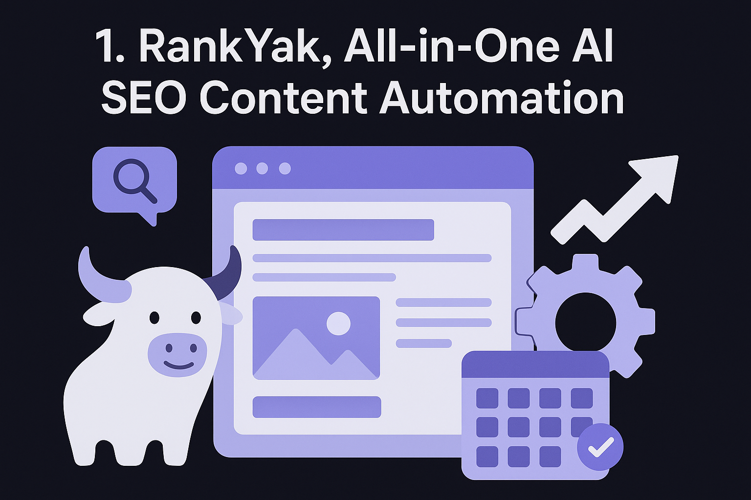 1. RankYak, All-in-One AI SEO Content Automation