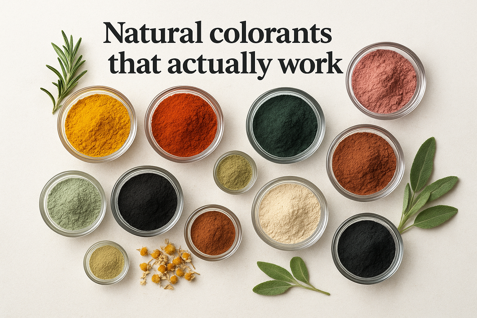 Natural colorants that actually work