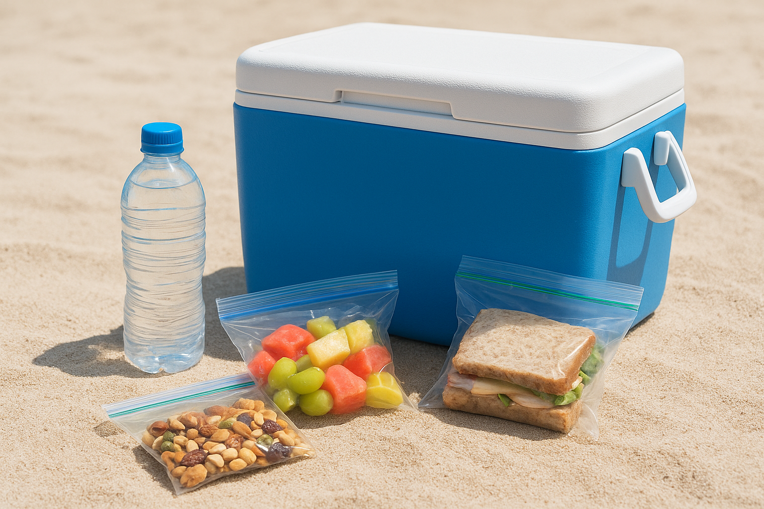 Ice, storage, and keeping things sand free