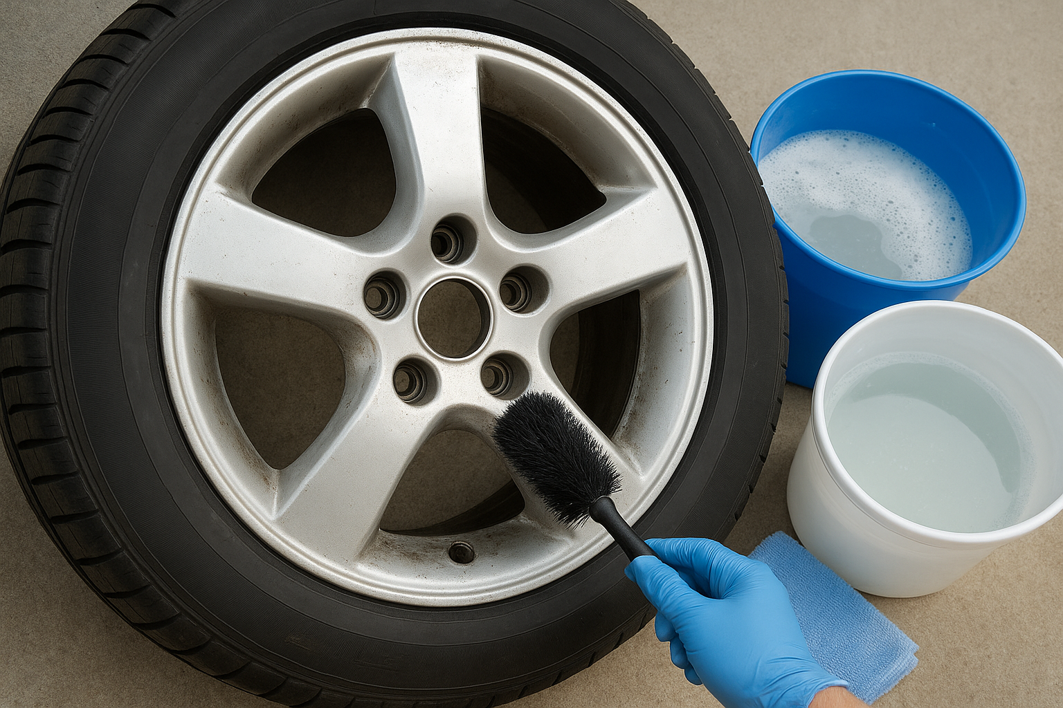 Know your wheel finish before applying anything