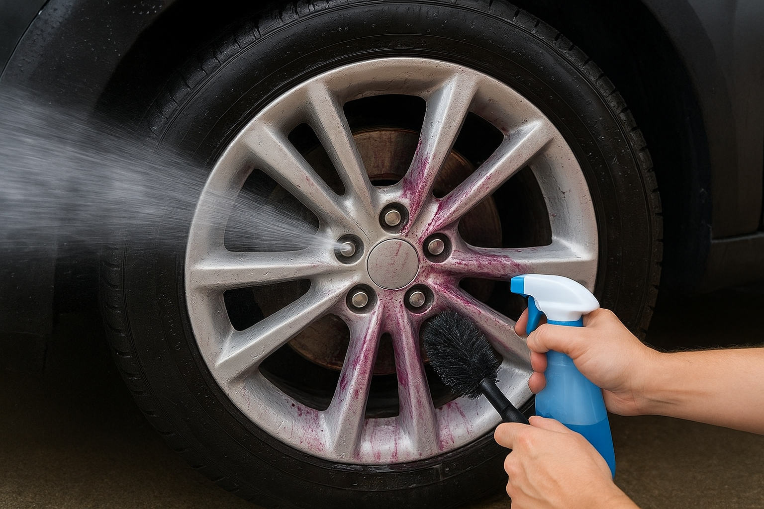 Rinse, apply, and agitate in the right order