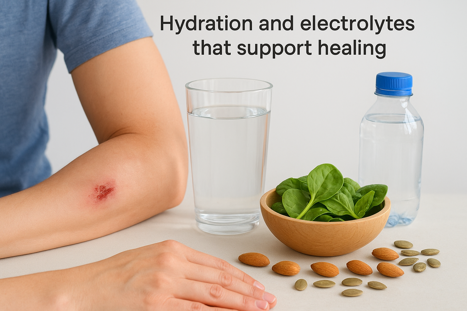 Hydration and electrolytes that support healing