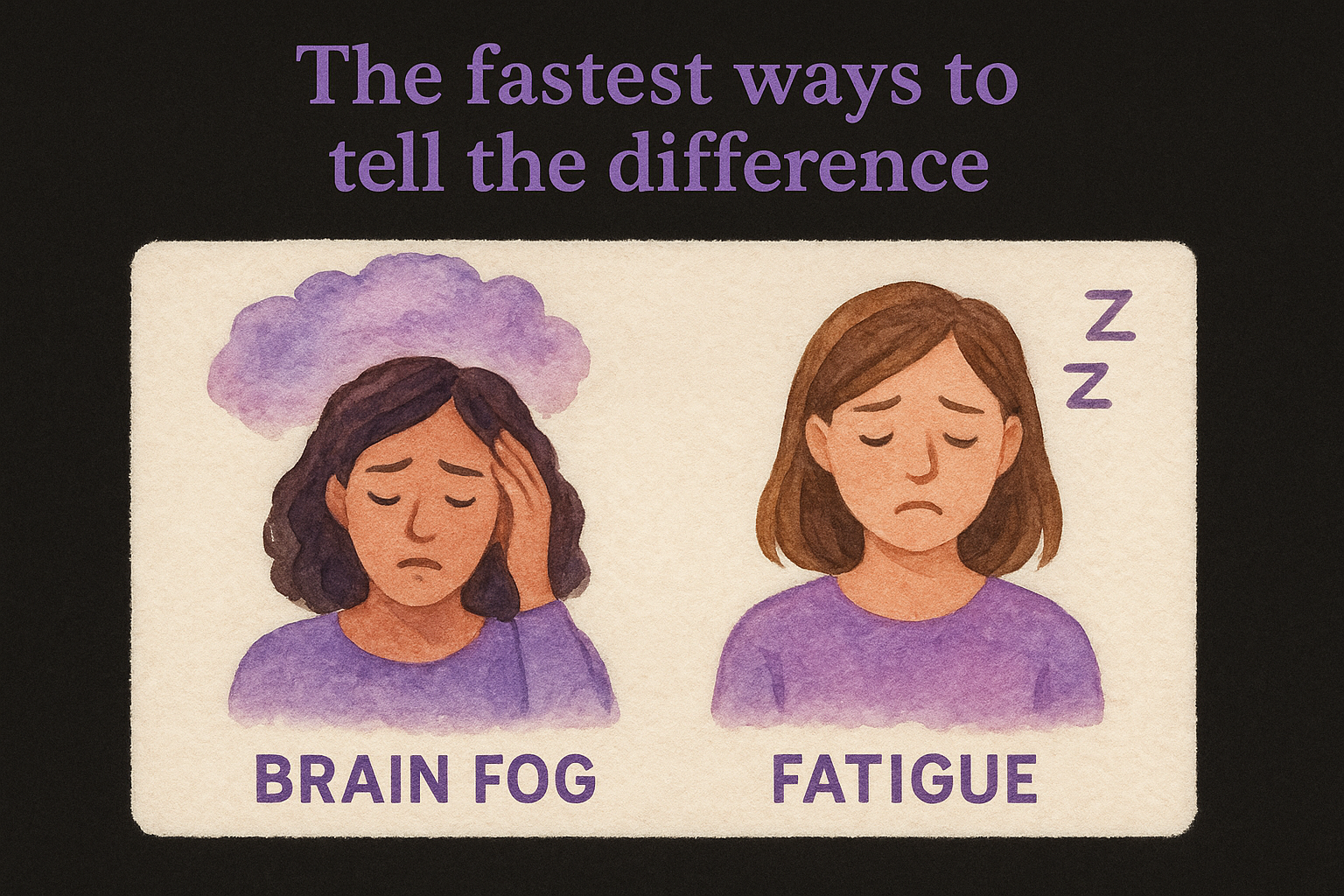 The fastest ways to tell the difference