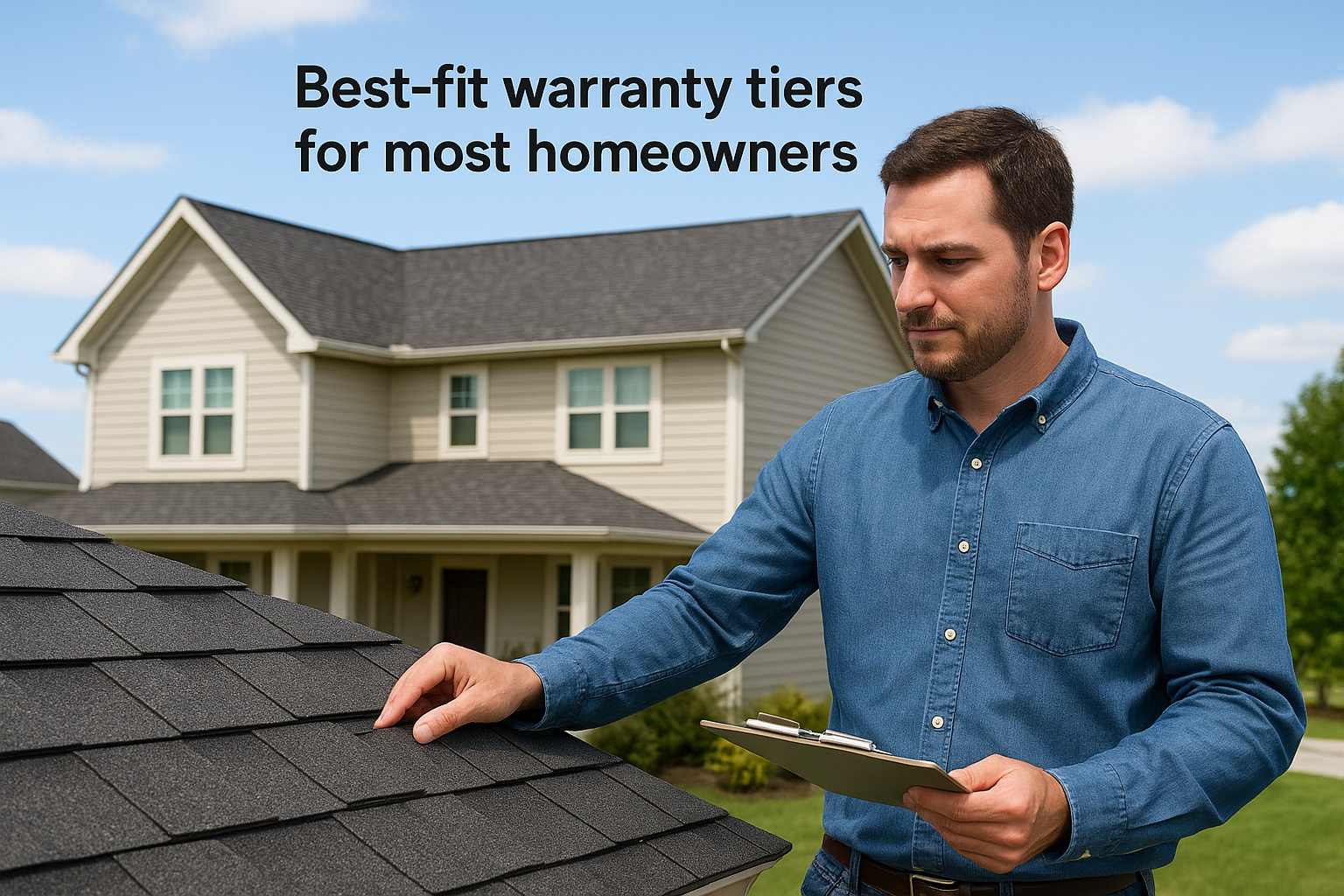 Best-fit warranty tiers for most homeowners