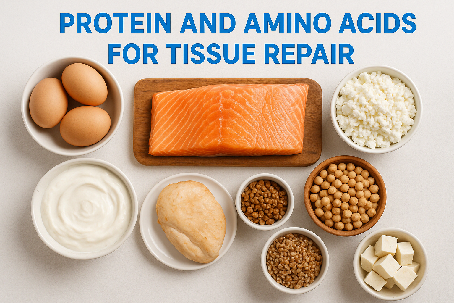 Protein and amino acids for tissue repair