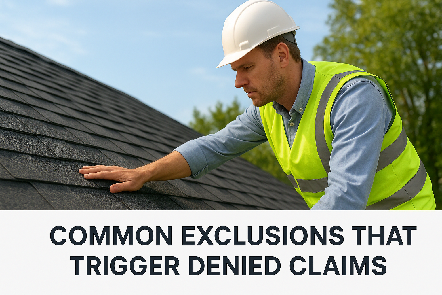 Common exclusions that trigger denied claims