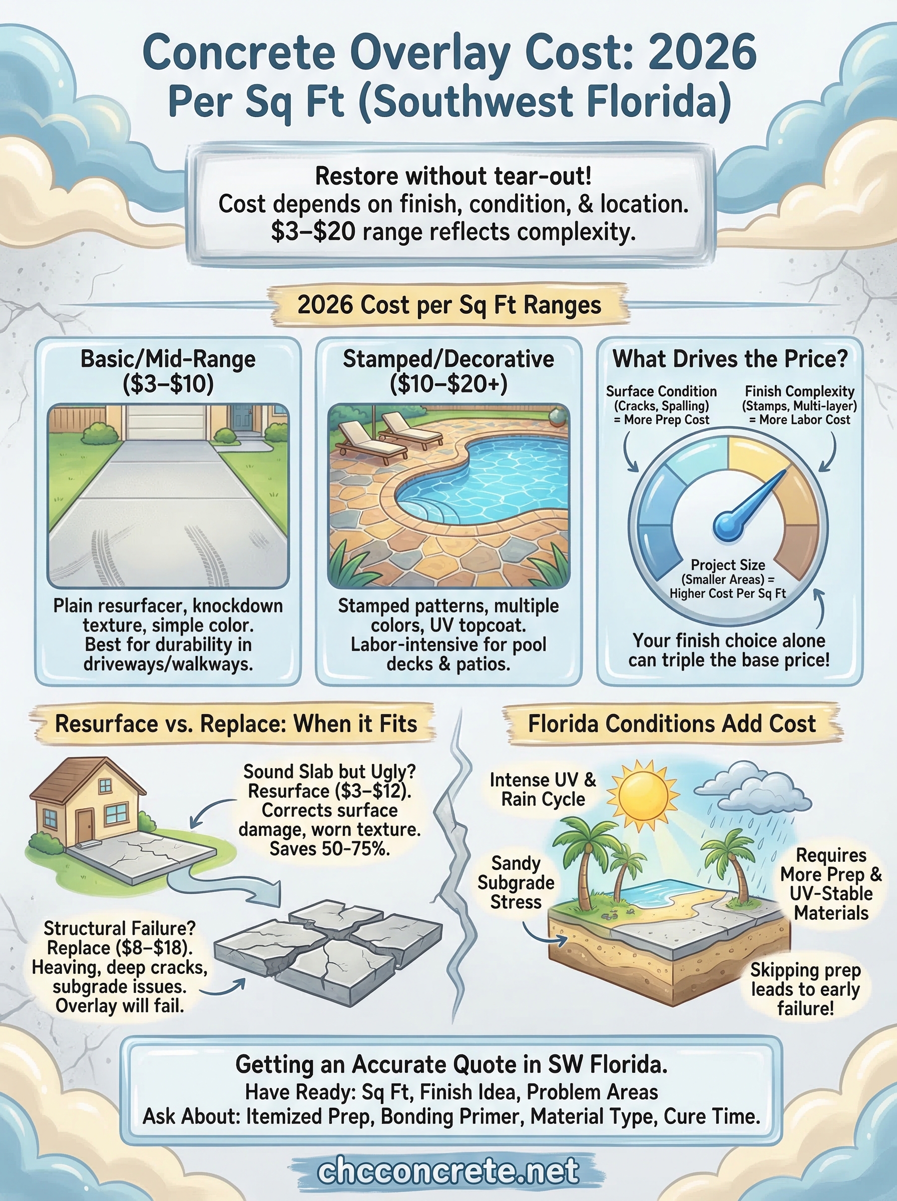 concrete overlay cost infographic