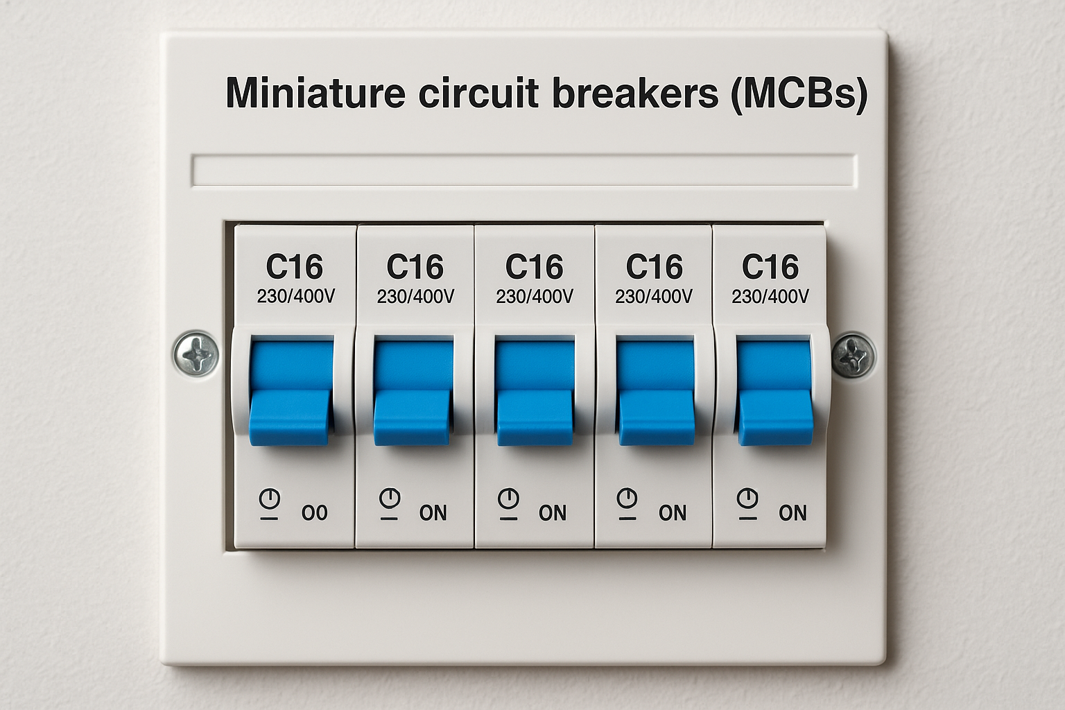 Miniature circuit breakers (MCBs)