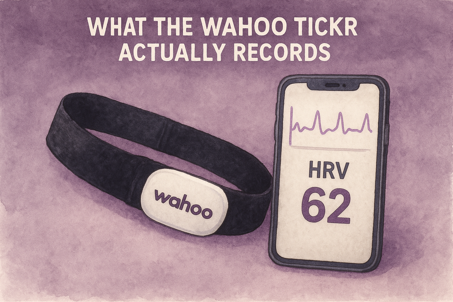 What the Wahoo TICKR actually records