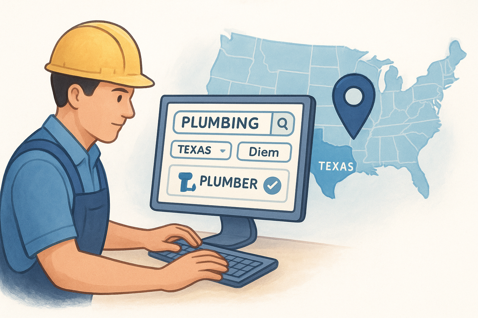 How to find per diem roles fast using trade and state filters
