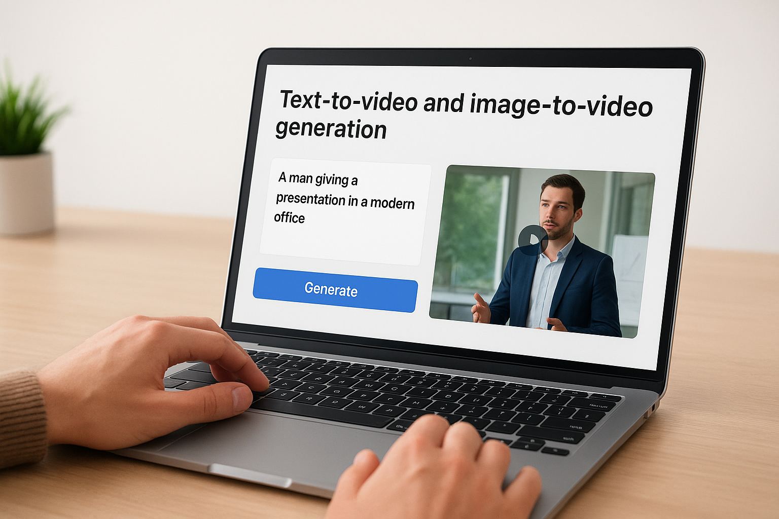Text-to-video and image-to-video generation