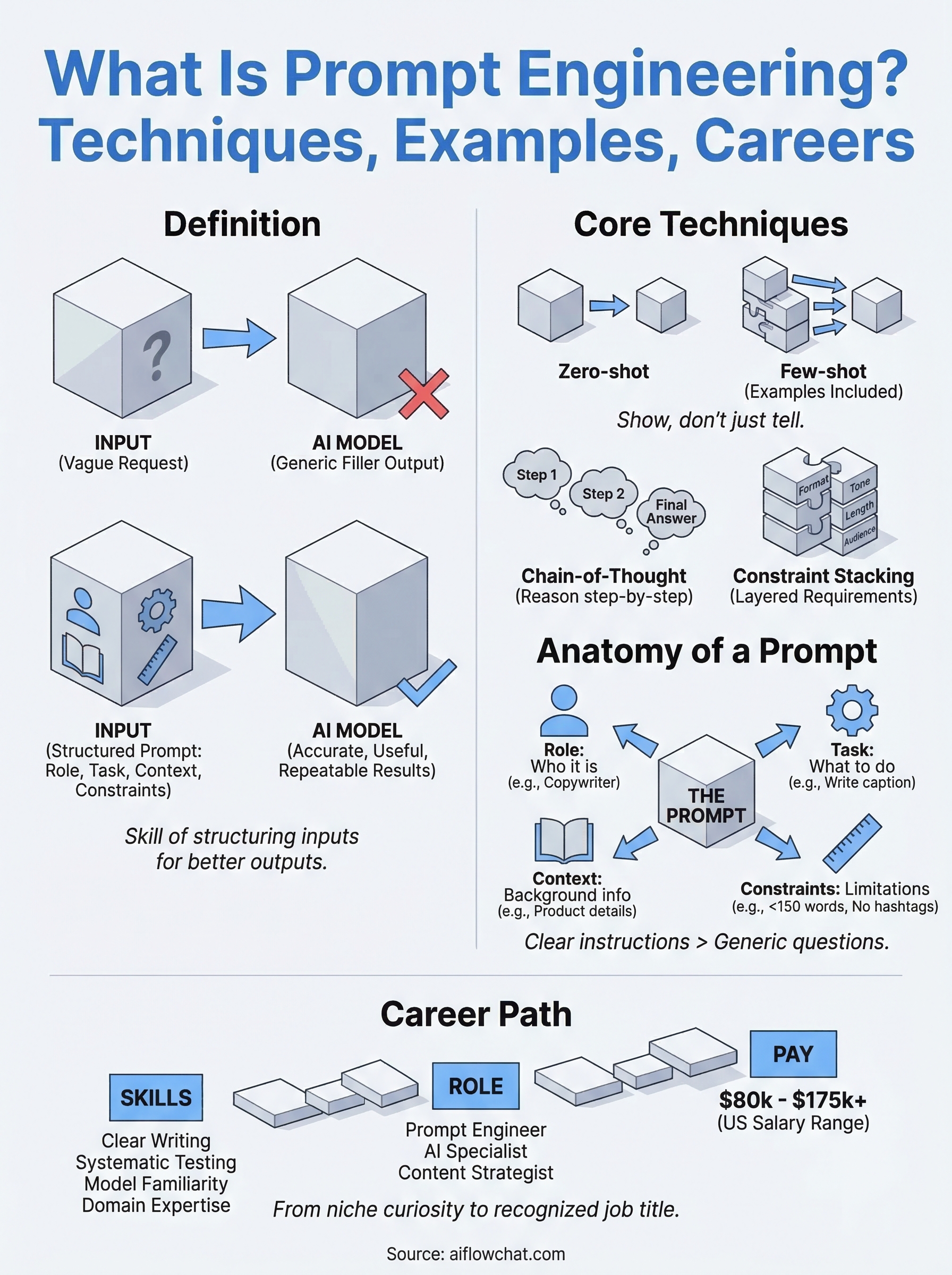 what is prompt engineering infographic