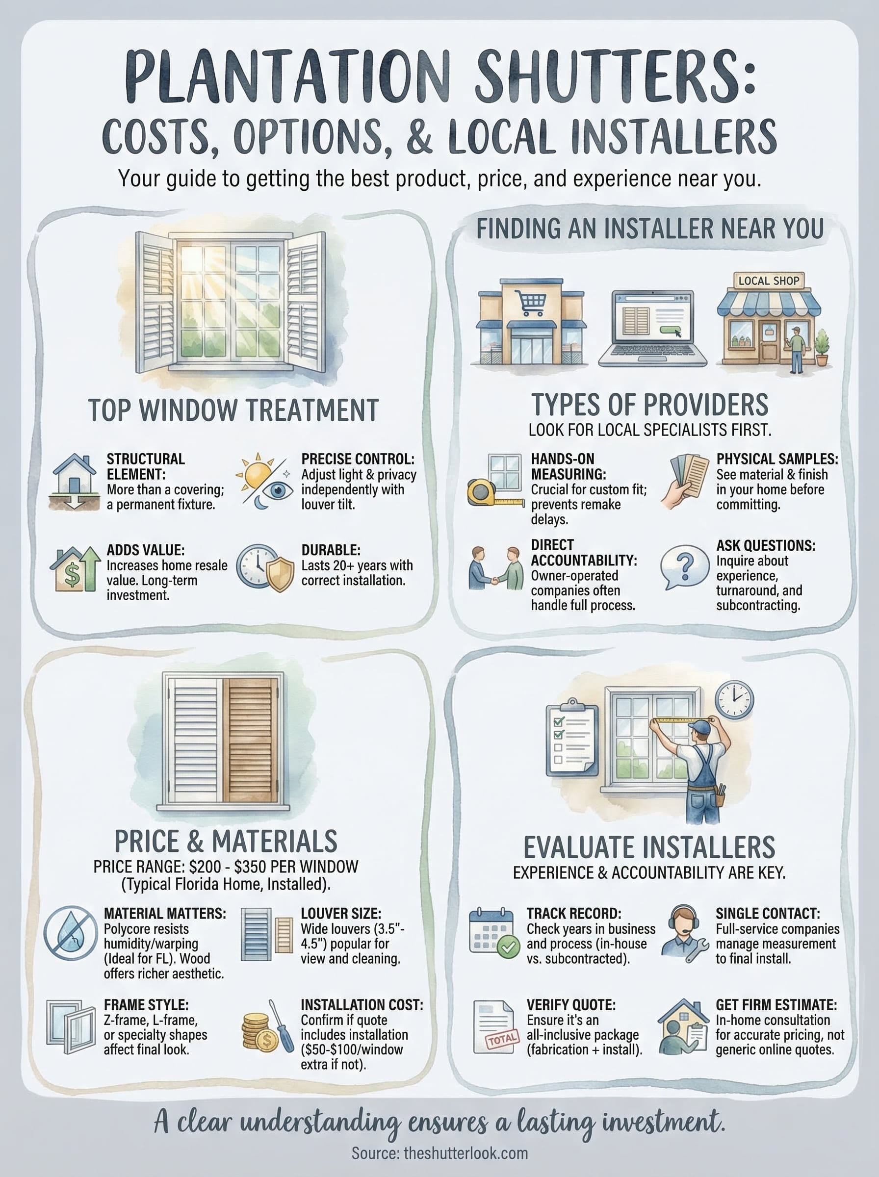 plantation shutters near me infographic