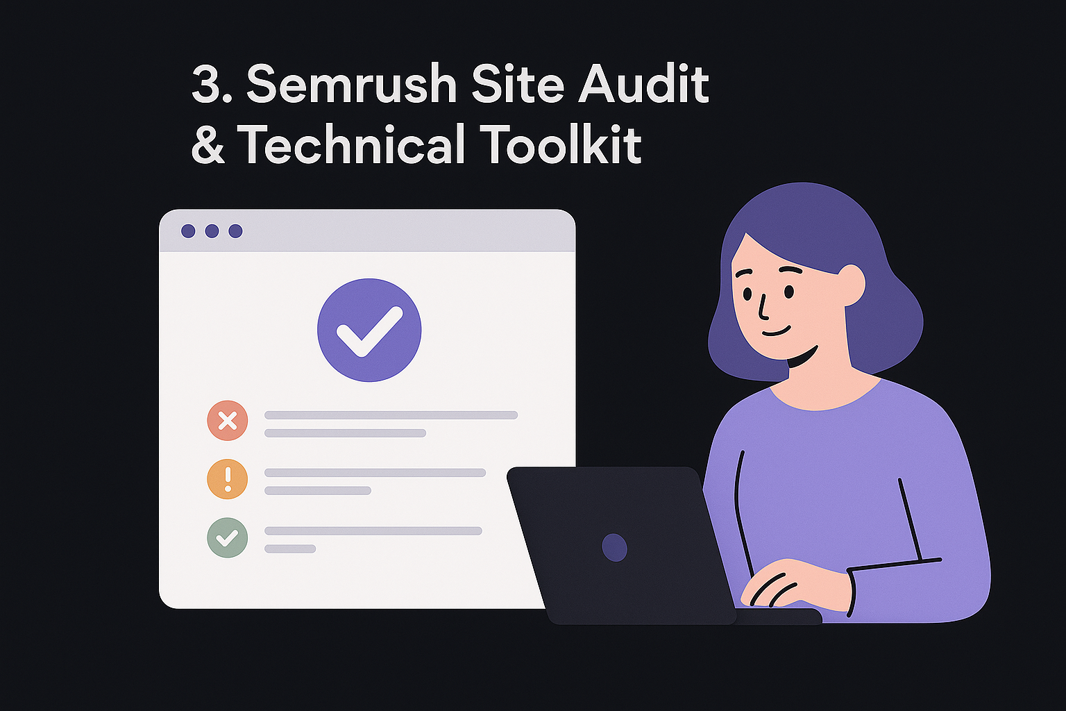 3. Semrush Site Audit & Technical Toolkit