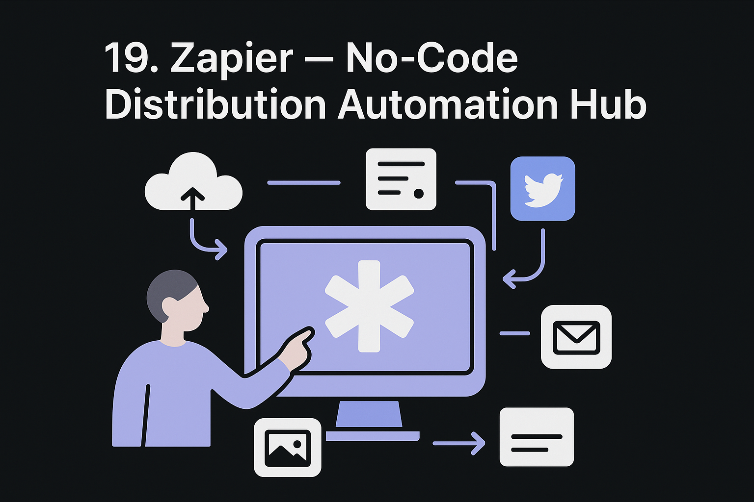 19. Zapier – No-Code Distribution Automation Hub