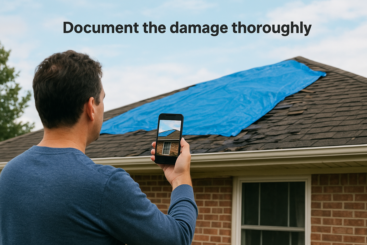 Document the damage thoroughly