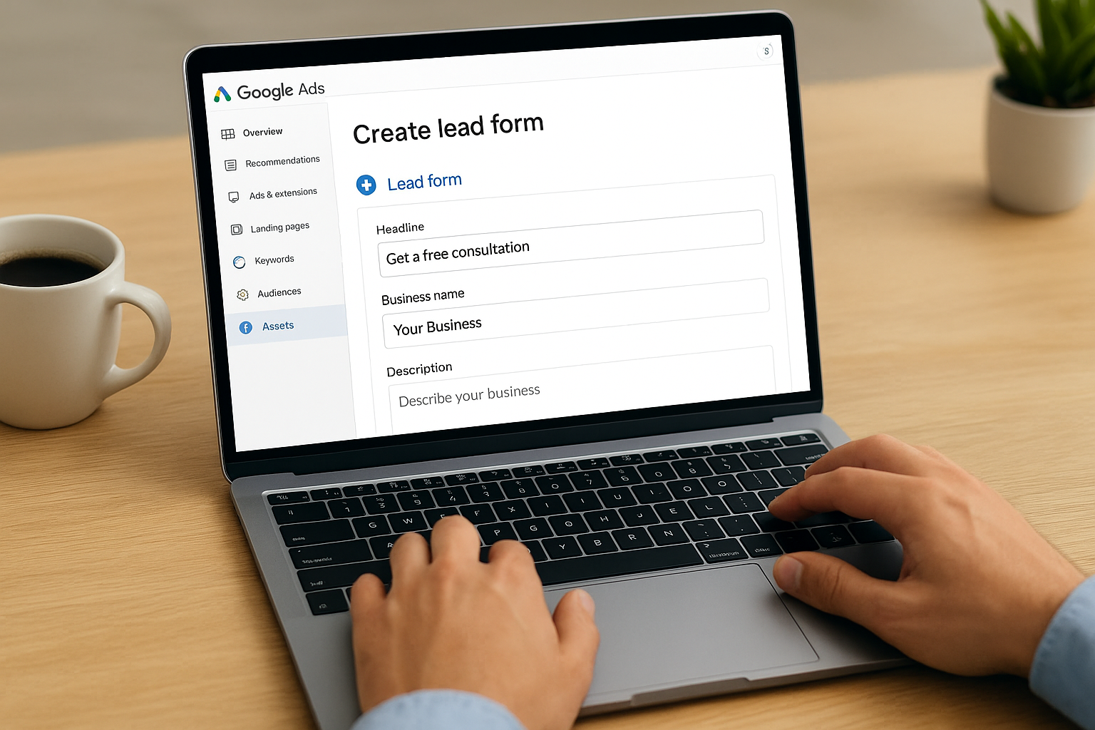 Google Ads Lead Form Extensions: Setup, Tips, And Results Create the lead form asset in Google Ads