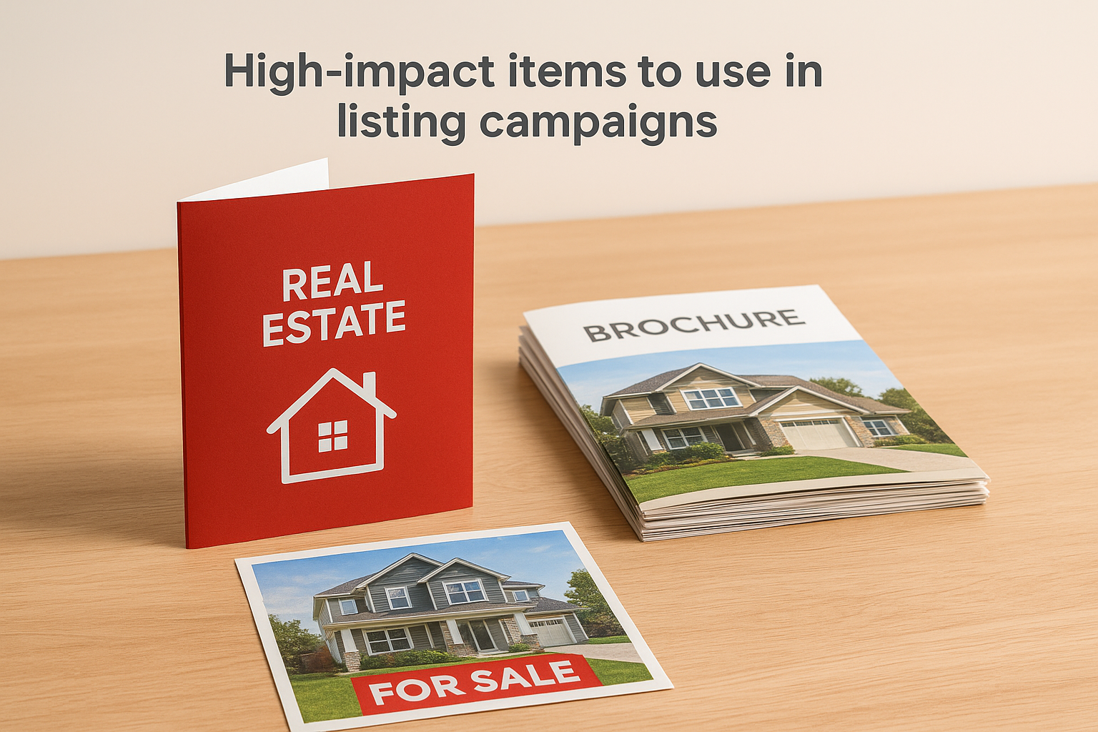 High-impact items to use in listing campaigns