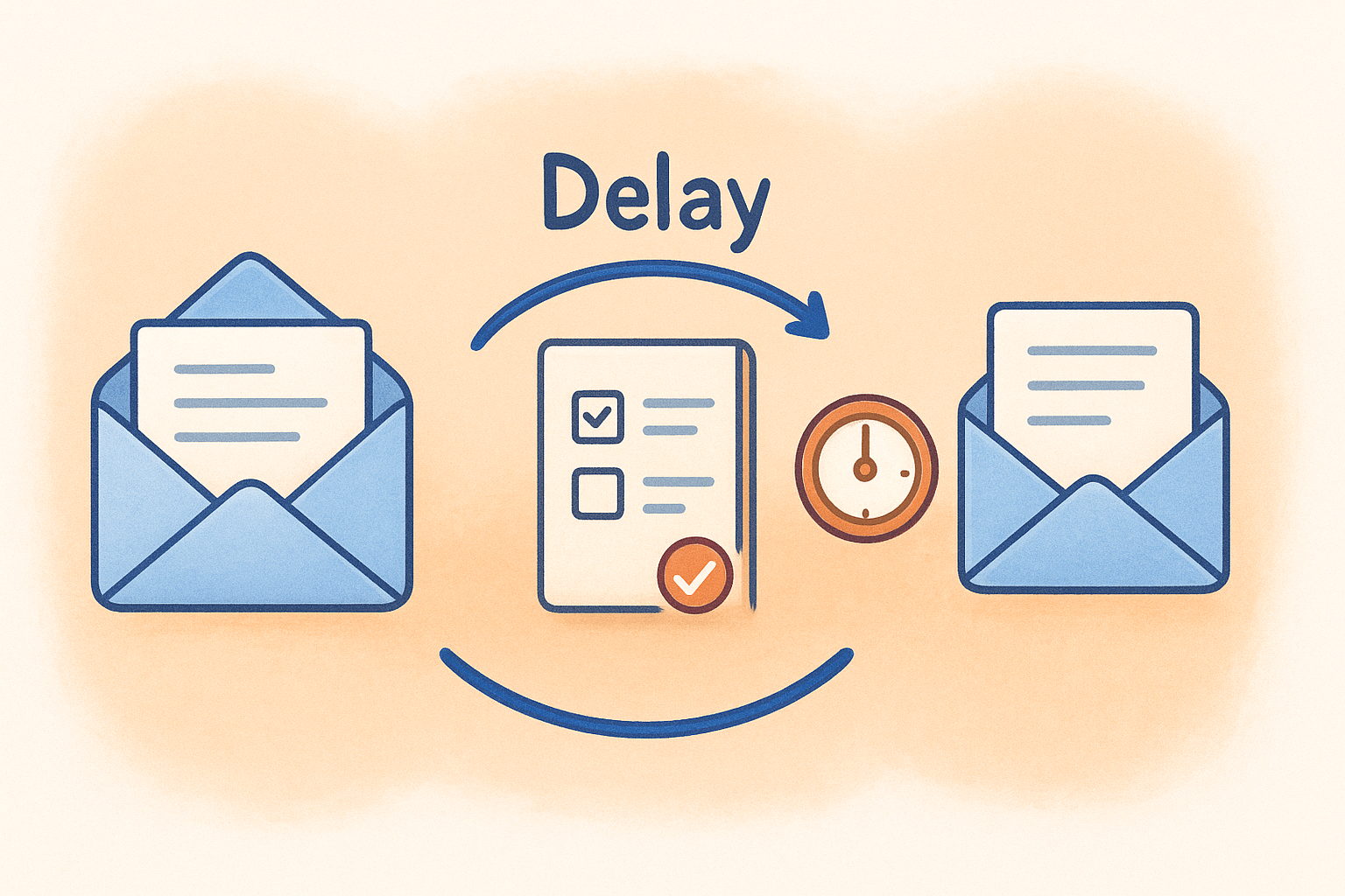 Build the email and task sequence