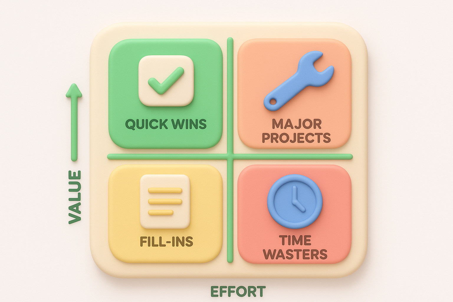How the four quadrants guide decisions