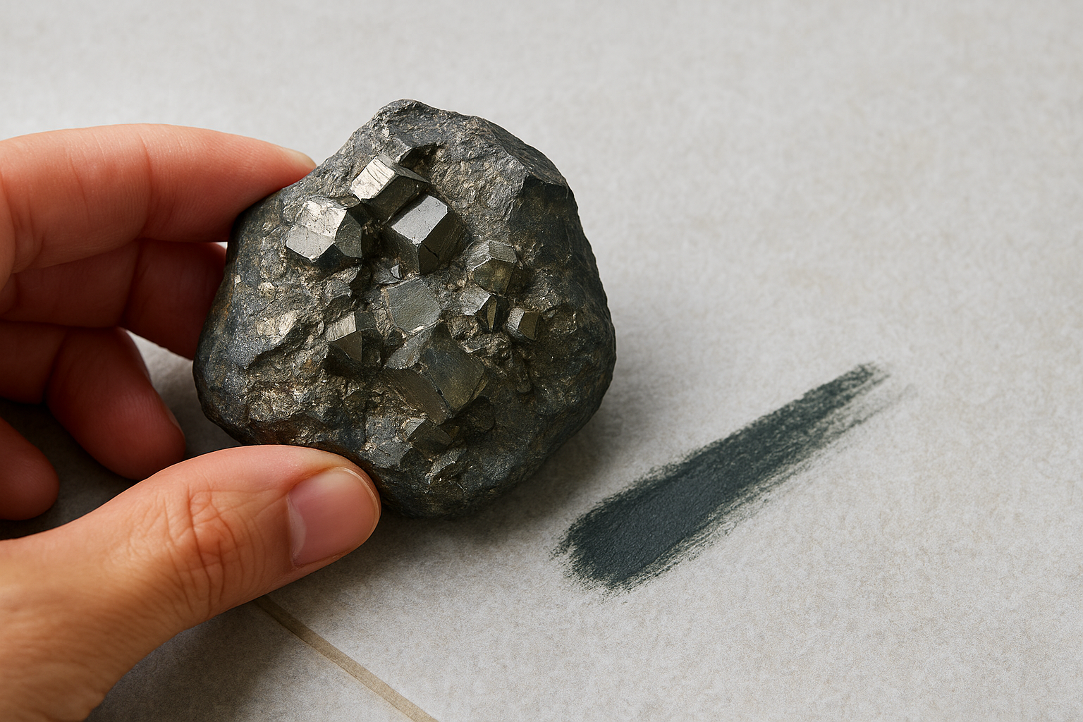 What real pyrite looks and feels like