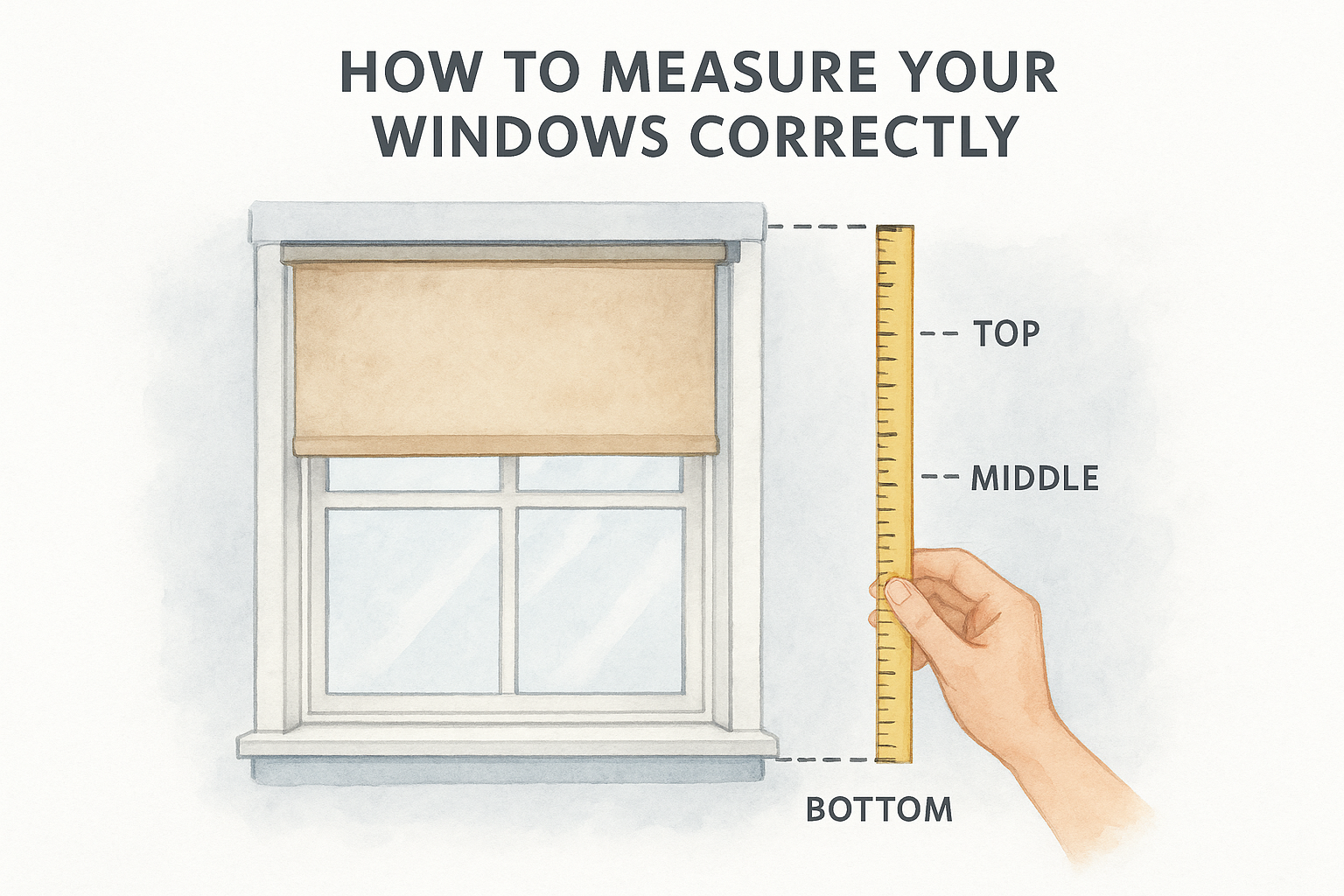 How to measure your windows correctly