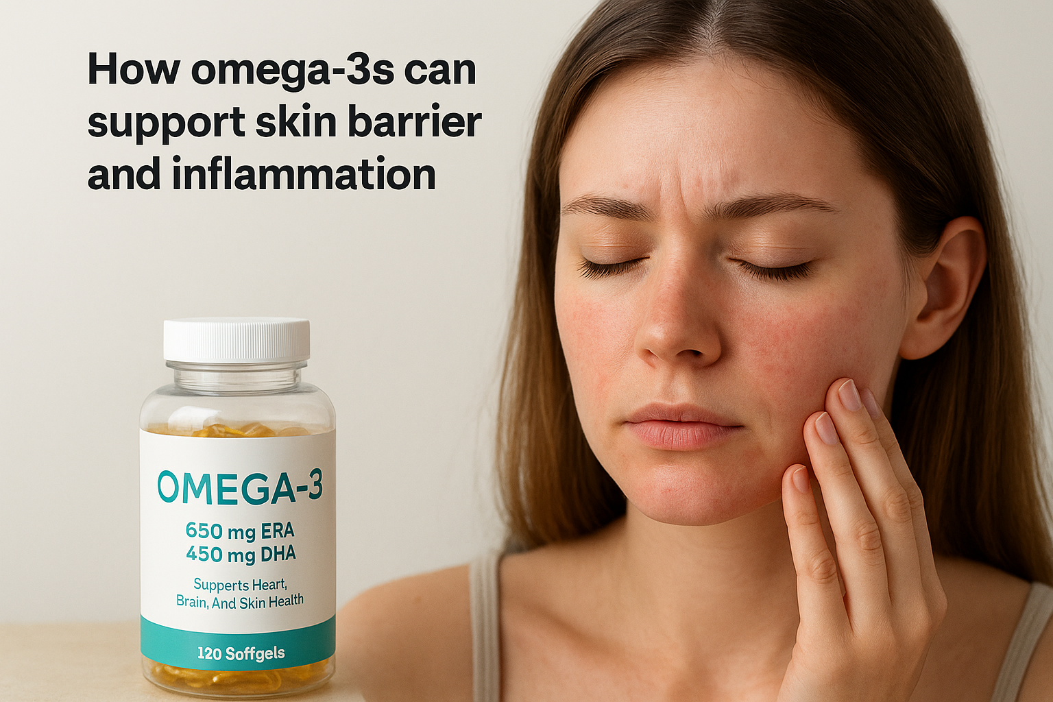 How omega-3s can support skin barrier and inflammation