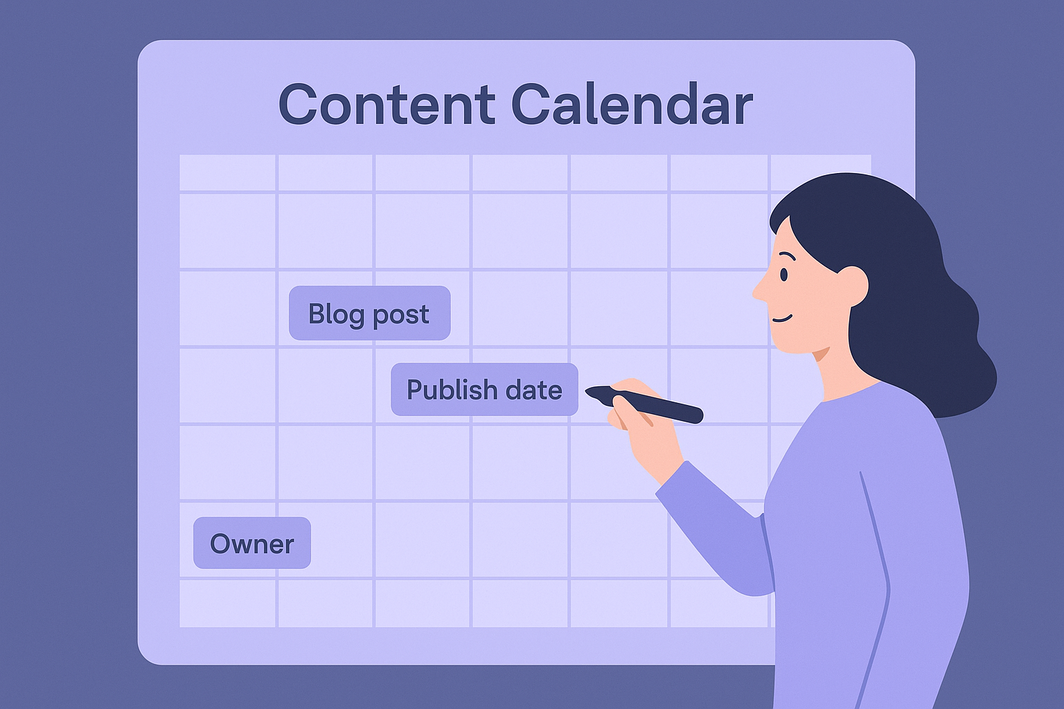 What a content calendar actually is