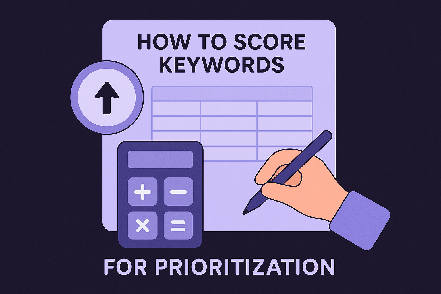 How to score keywords for prioritization