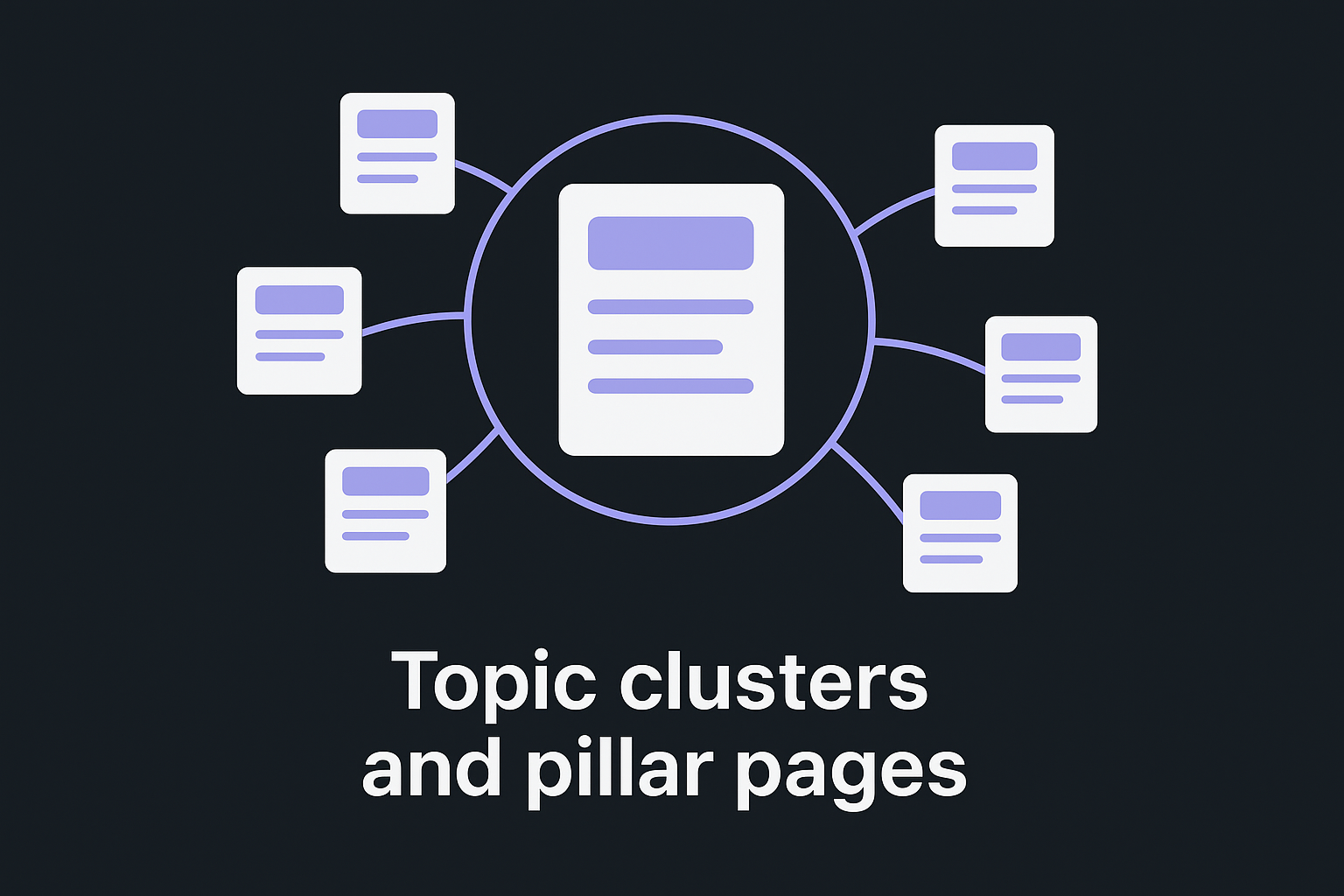 Topic clusters and pillar pages