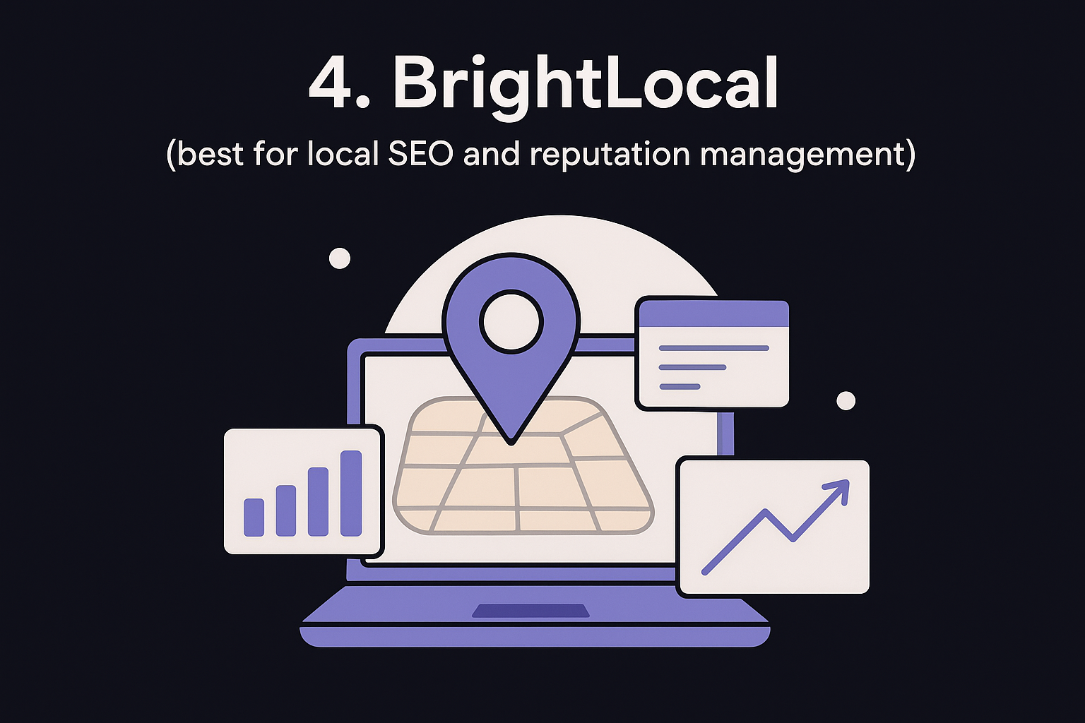4. BrightLocal (best for local SEO and reputation management)