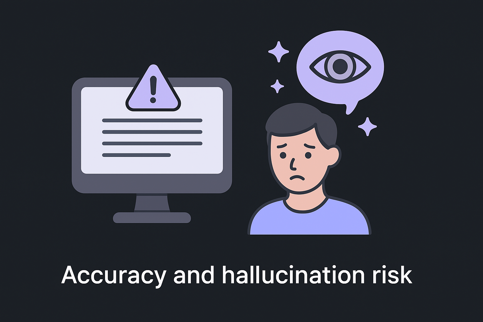 Accuracy and hallucination risk