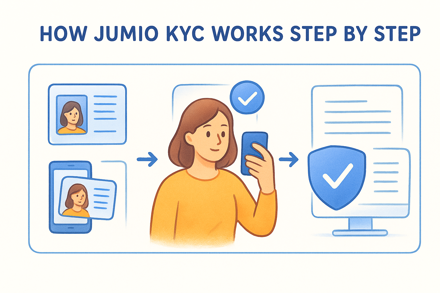 How Jumio KYC works step by step
