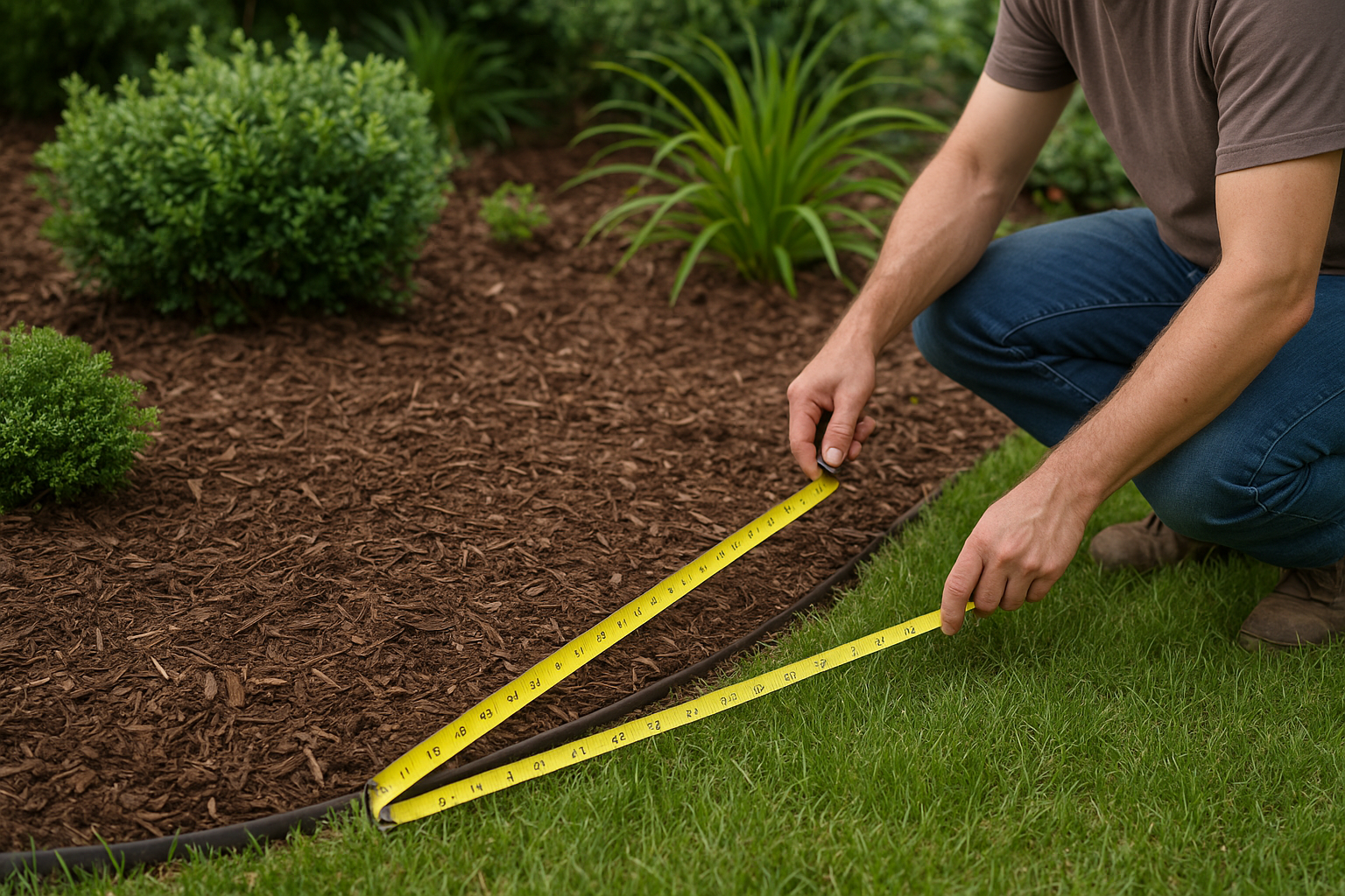 Measuring irregular and curved beds