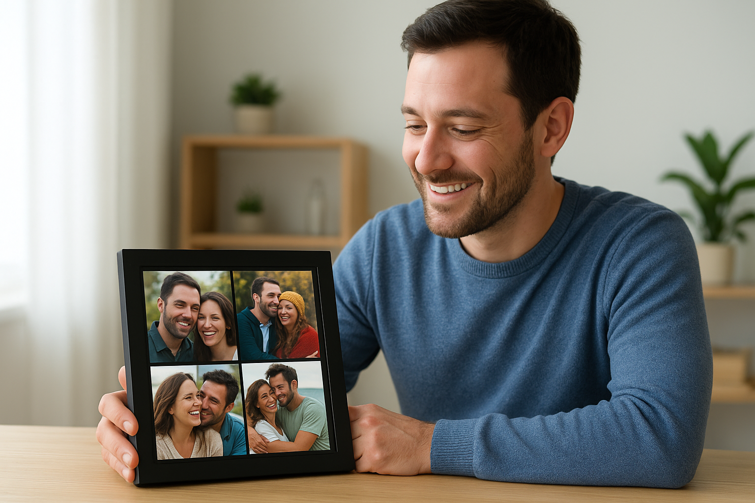 4. Preloaded digital photo frame of shared memories