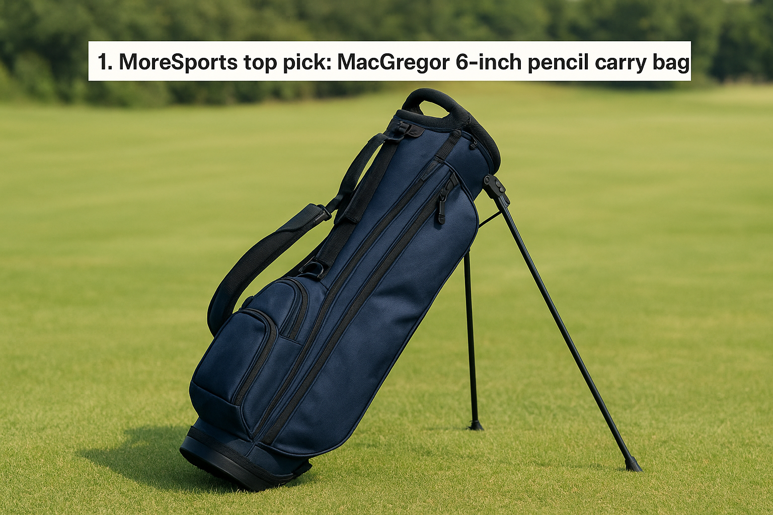 1. MoreSports top pick: MacGregor 6-inch pencil carry bag