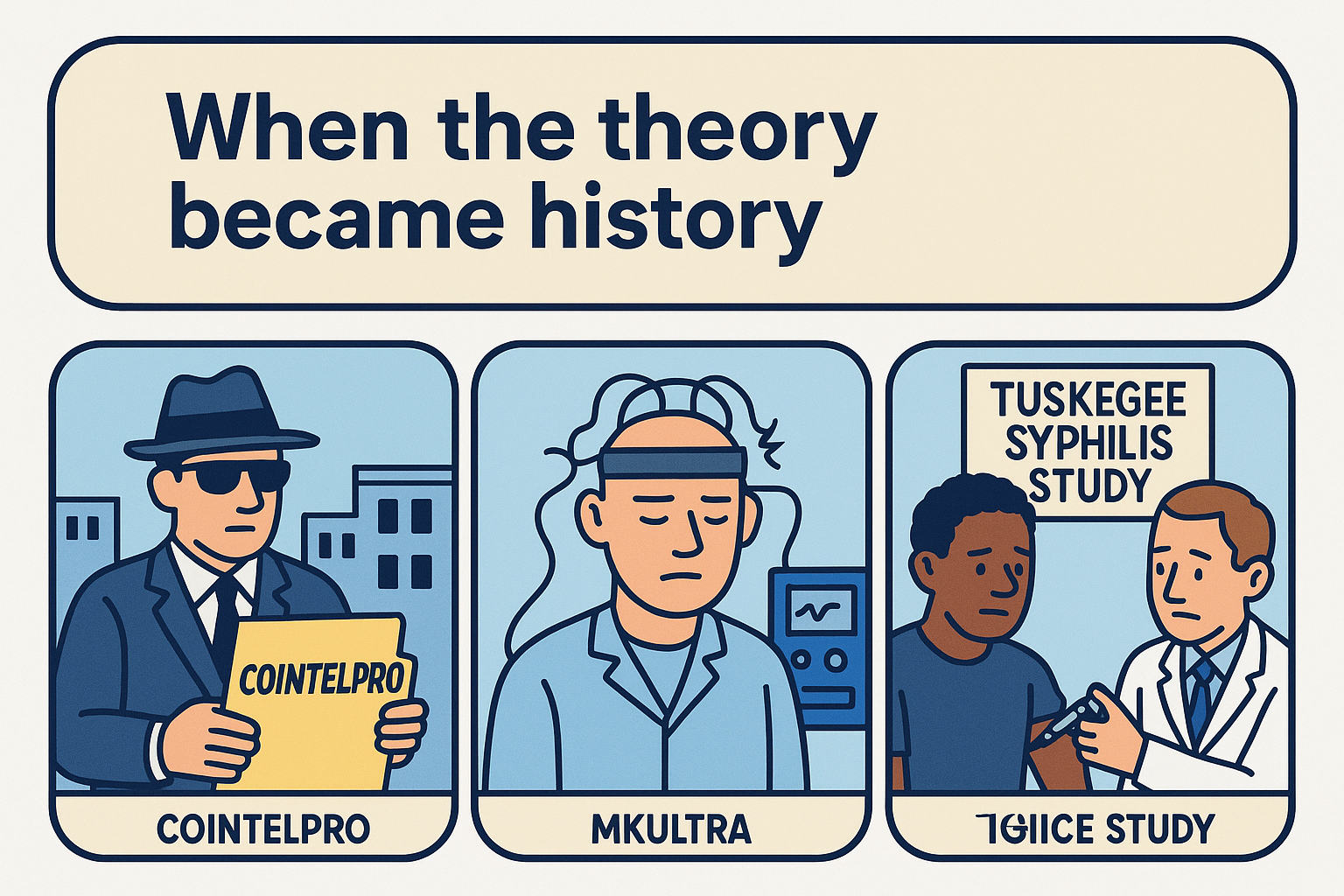 When the theory became history