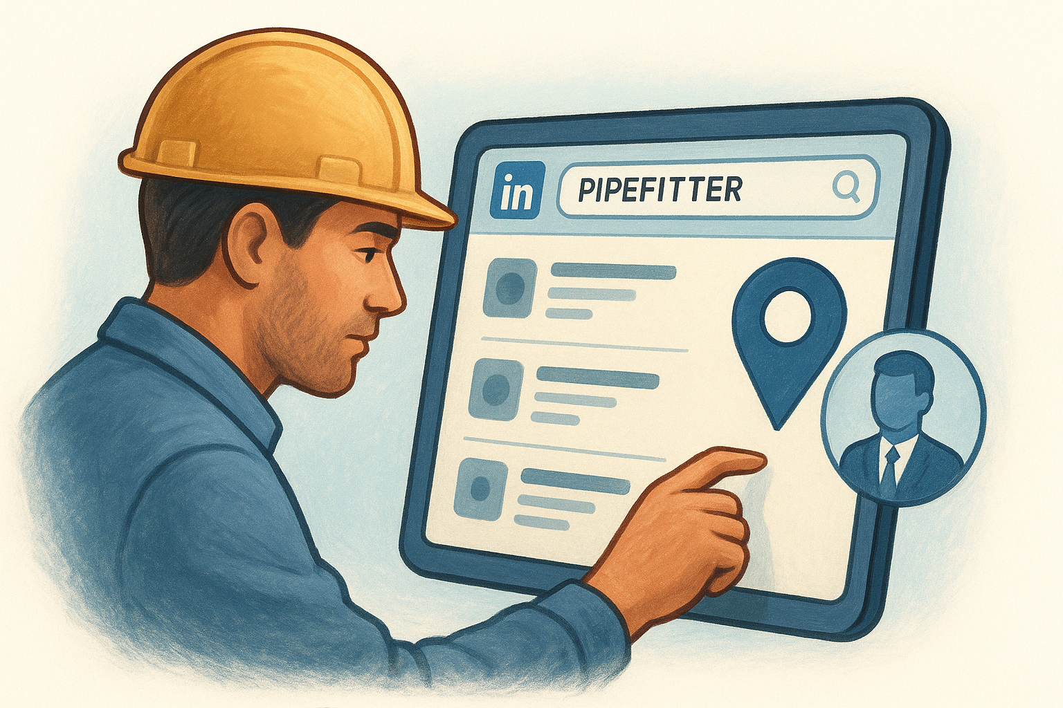 How to search locally and find hiring managers