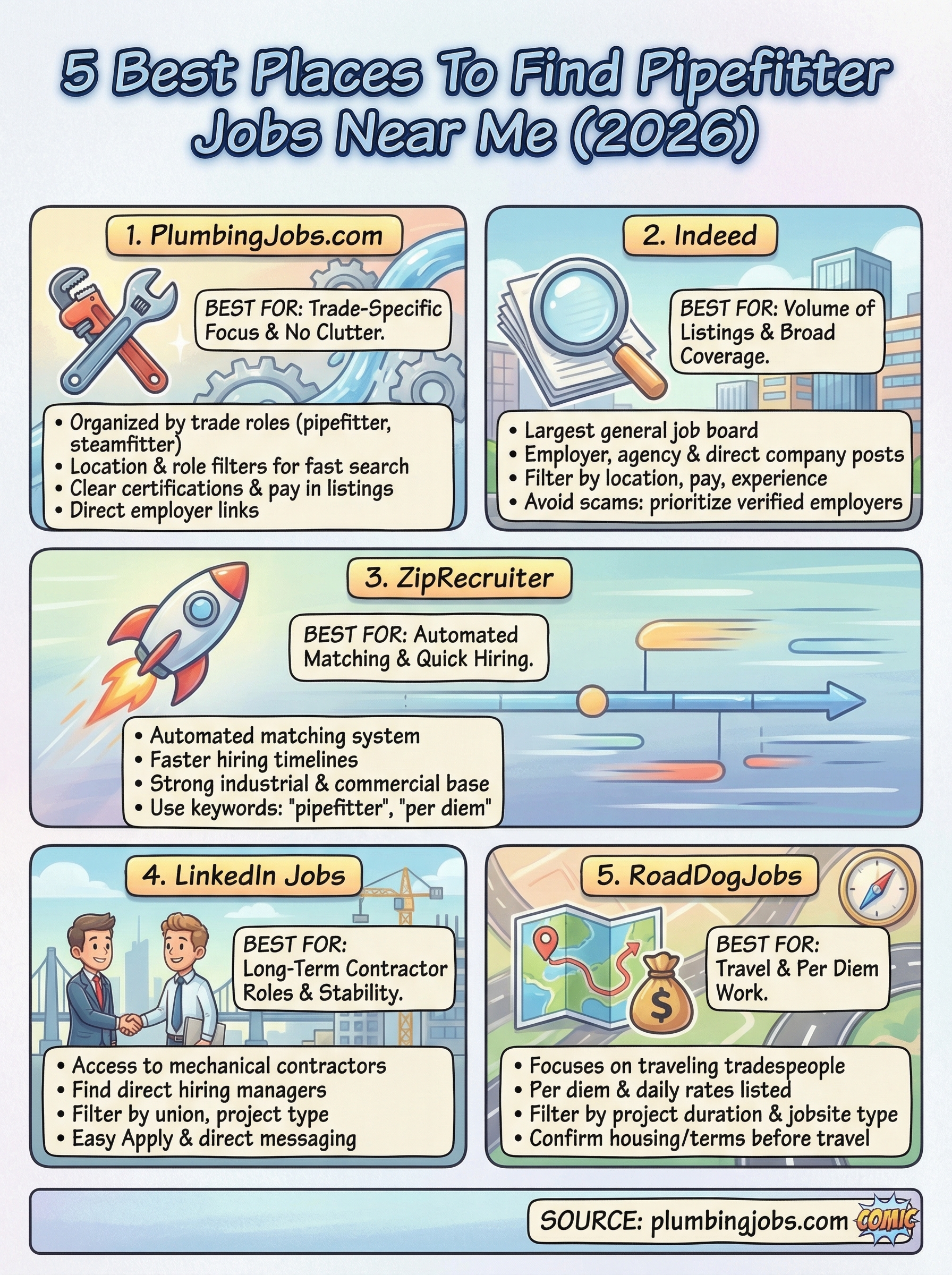 pipefitter jobs near me infographic