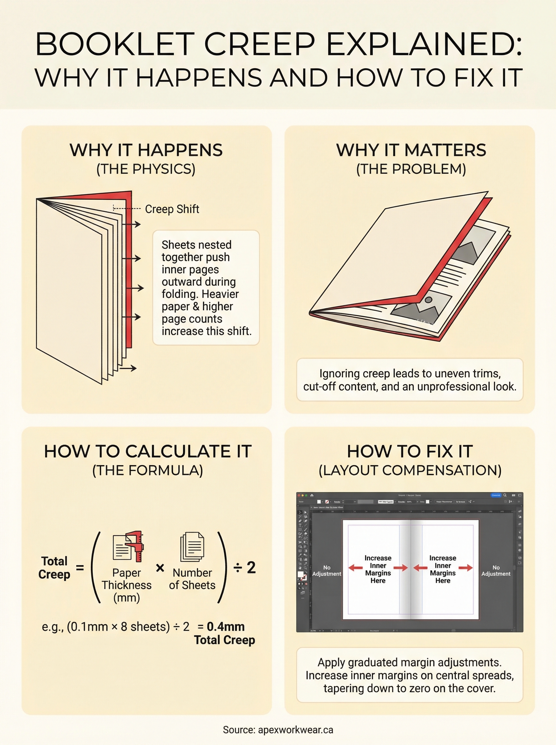 booklet creep explained infographic