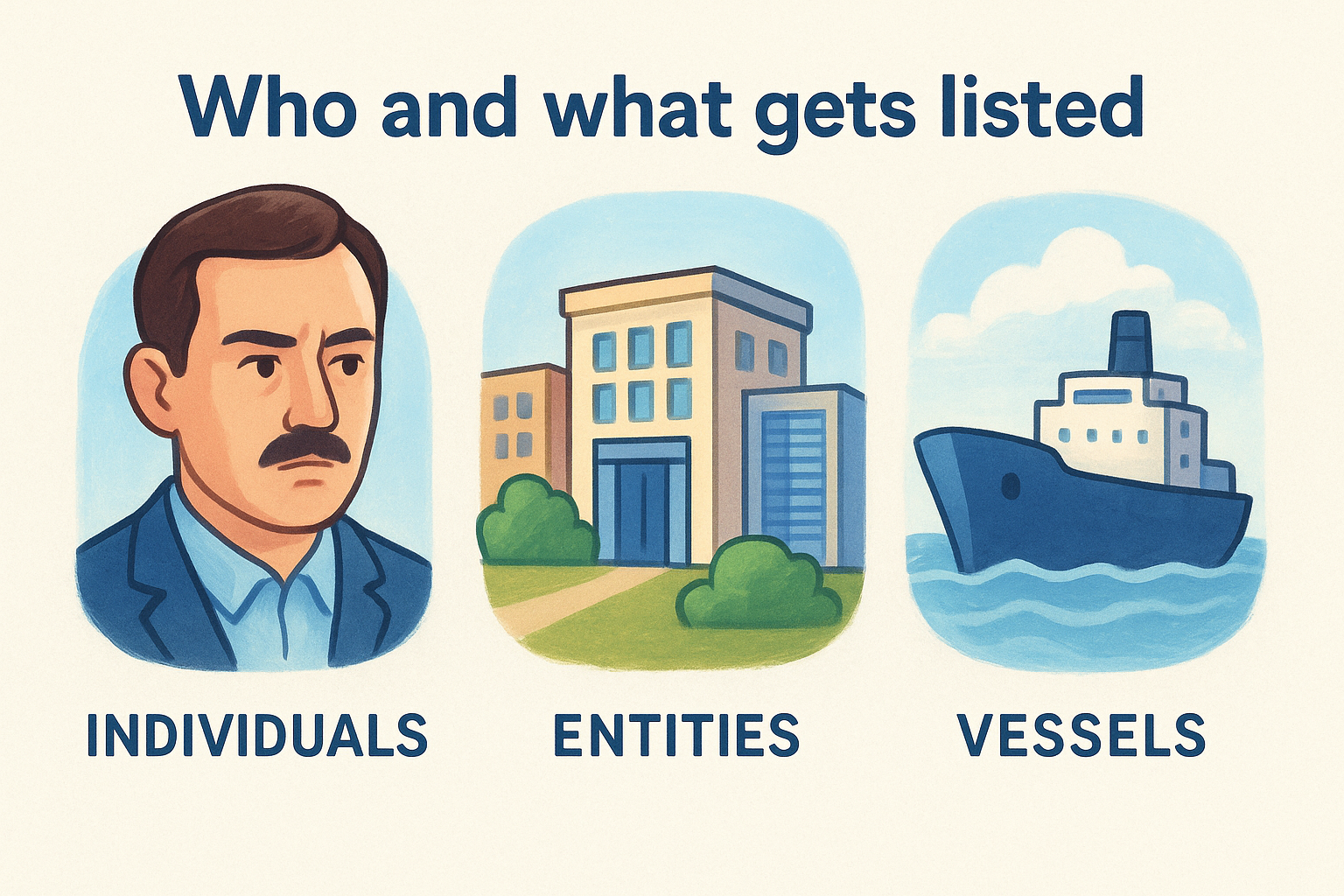 Who and what gets listed