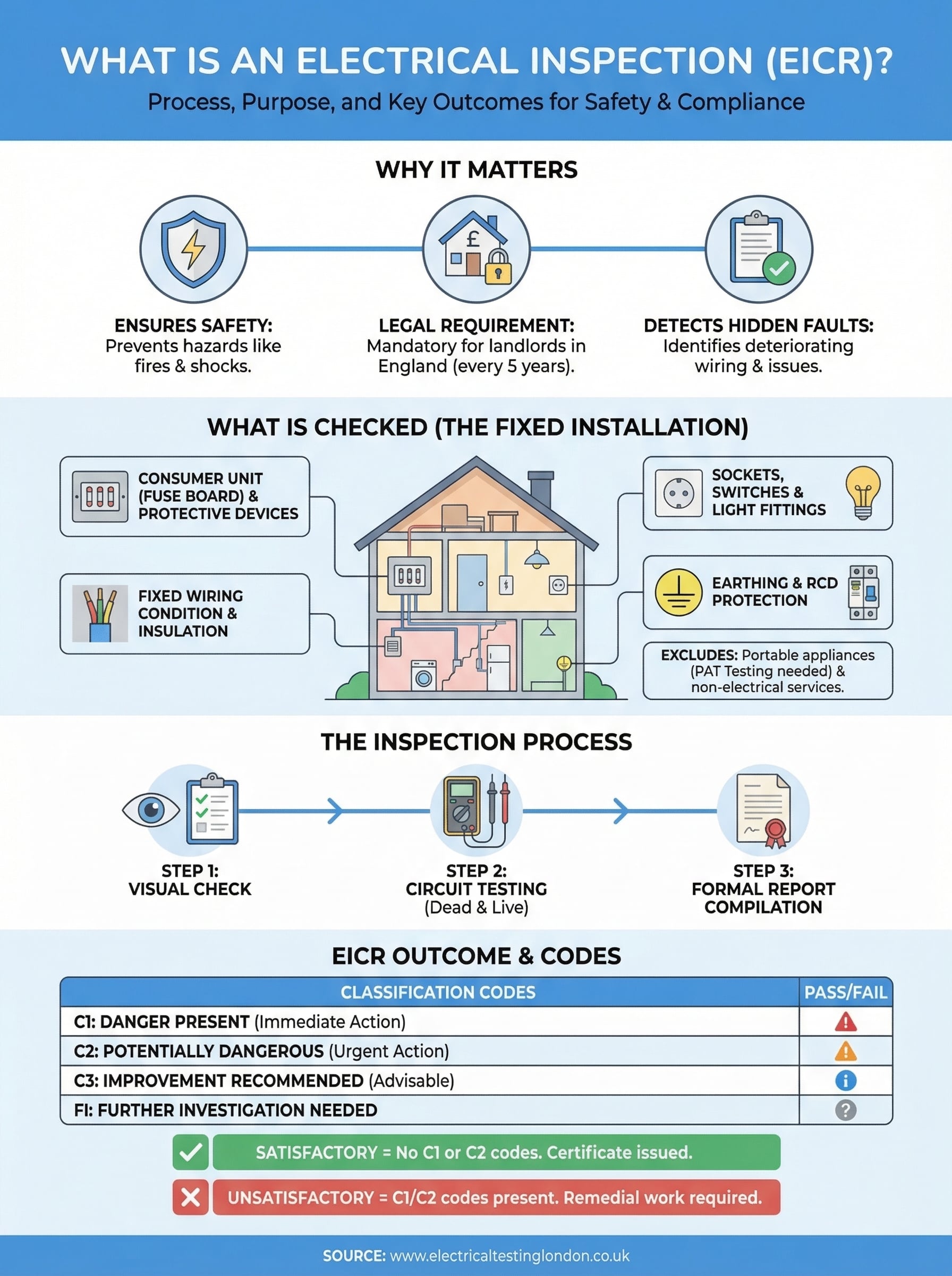 what is an electrical inspection infographic