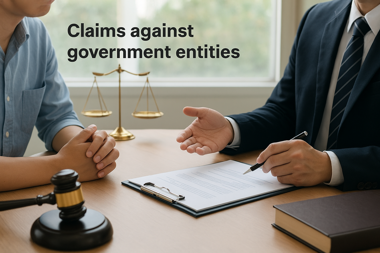 Claims against government entities