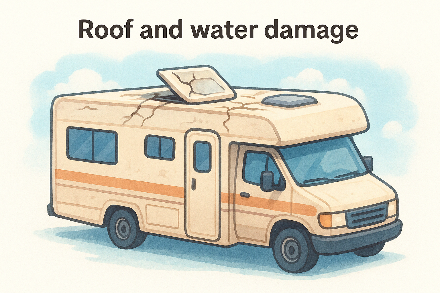 Roof and water damage