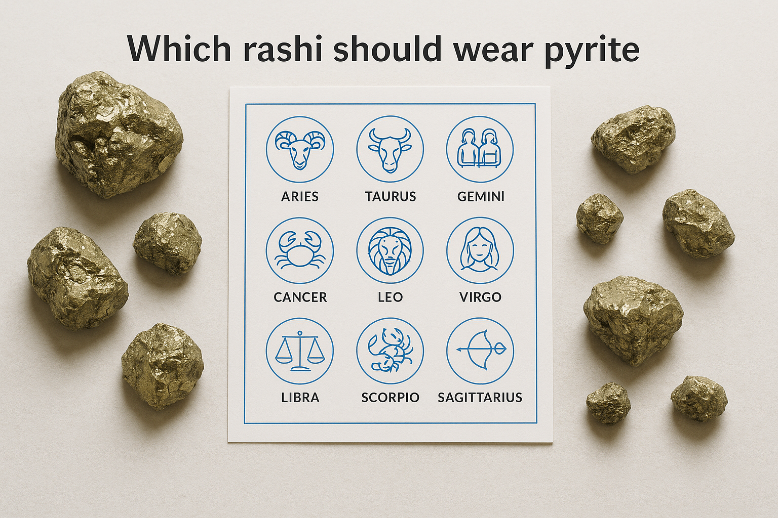 Which rashi should wear pyrite