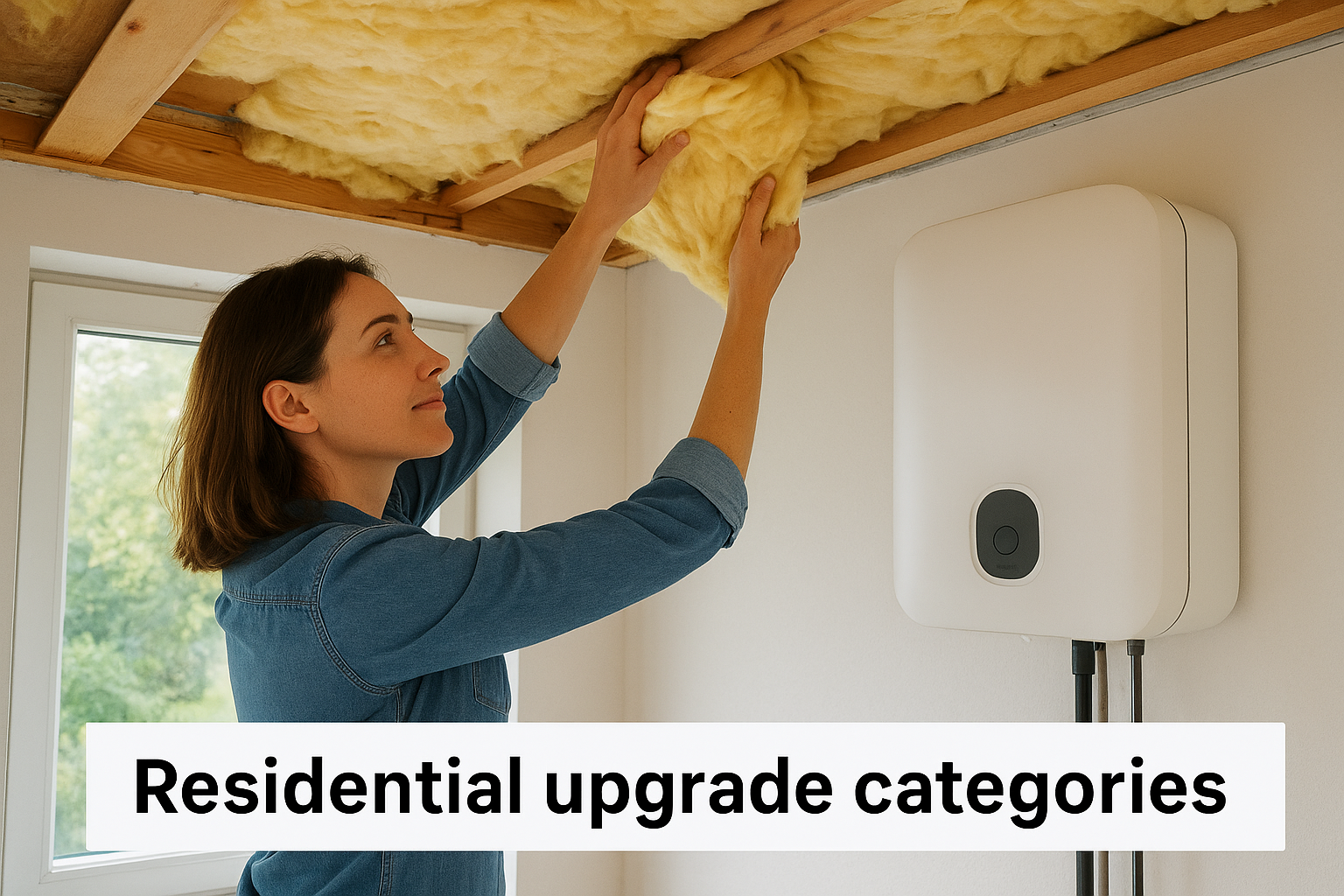 Residential upgrade categories