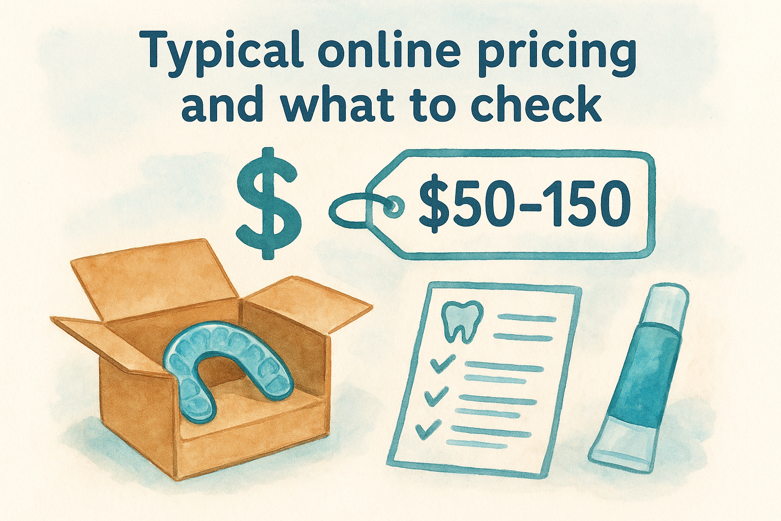 Typical online pricing and what to check